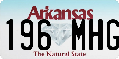AR license plate 196MHG