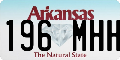 AR license plate 196MHH