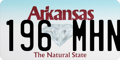 AR license plate 196MHN