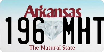 AR license plate 196MHT