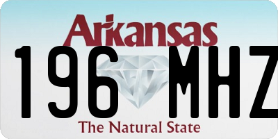 AR license plate 196MHZ