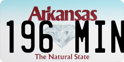 AR license plate 196MIN