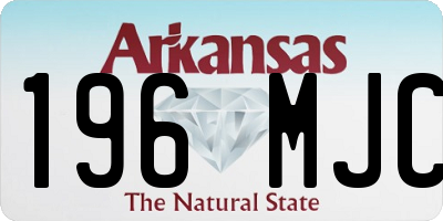 AR license plate 196MJC