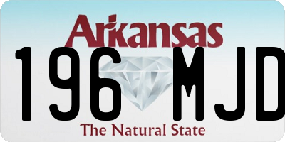 AR license plate 196MJD