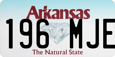 AR license plate 196MJE