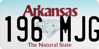 AR license plate 196MJG