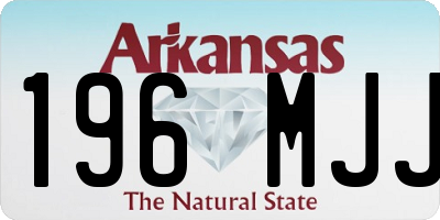 AR license plate 196MJJ