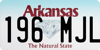 AR license plate 196MJL