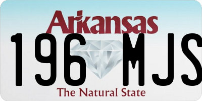 AR license plate 196MJS