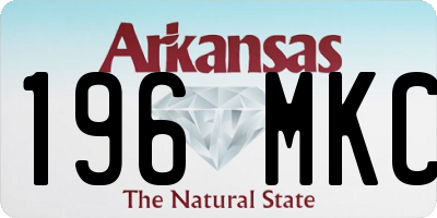 AR license plate 196MKC