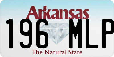 AR license plate 196MLP