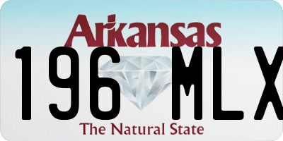 AR license plate 196MLX
