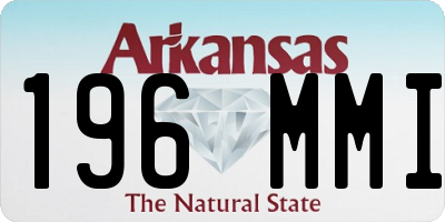 AR license plate 196MMI