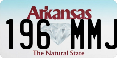 AR license plate 196MMJ