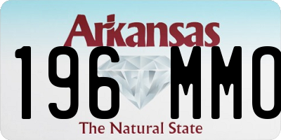 AR license plate 196MMO