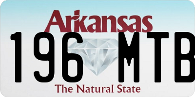 AR license plate 196MTB