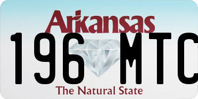 AR license plate 196MTC