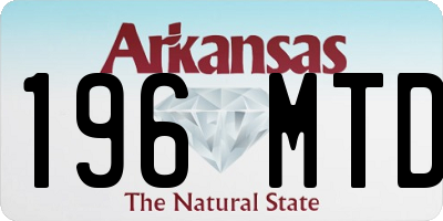 AR license plate 196MTD