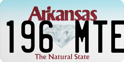 AR license plate 196MTE