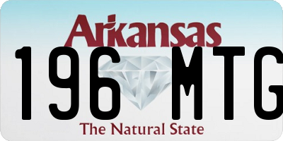 AR license plate 196MTG