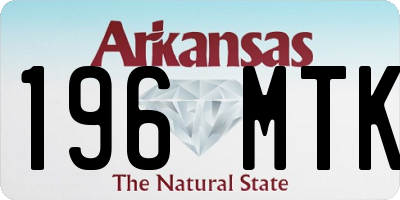 AR license plate 196MTK