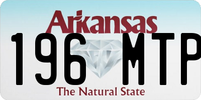 AR license plate 196MTP