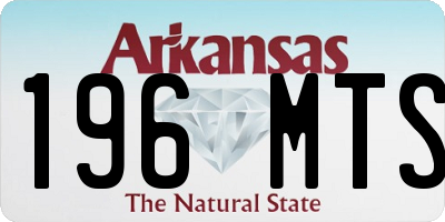 AR license plate 196MTS