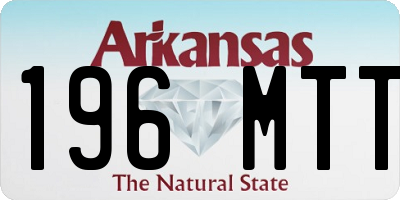 AR license plate 196MTT
