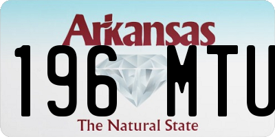 AR license plate 196MTU