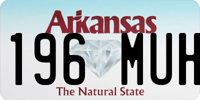 AR license plate 196MUH