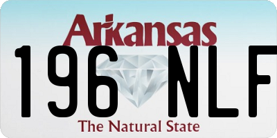 AR license plate 196NLF