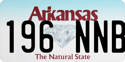 AR license plate 196NNB