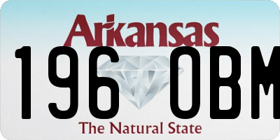 AR license plate 196OBM