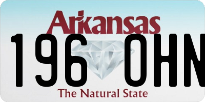 AR license plate 196OHN