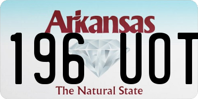 AR license plate 196UOT