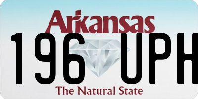 AR license plate 196UPH