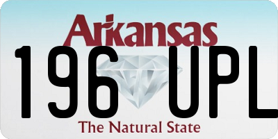 AR license plate 196UPL