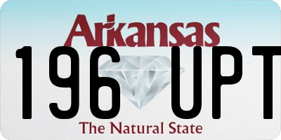 AR license plate 196UPT