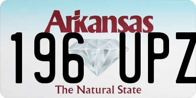 AR license plate 196UPZ