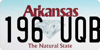 AR license plate 196UQB