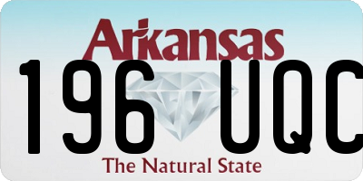 AR license plate 196UQC