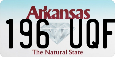 AR license plate 196UQF