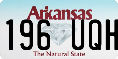 AR license plate 196UQH