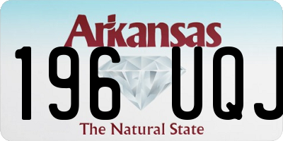 AR license plate 196UQJ