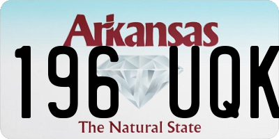 AR license plate 196UQK