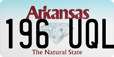 AR license plate 196UQL