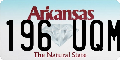 AR license plate 196UQM