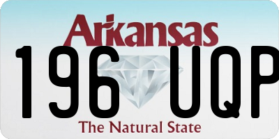 AR license plate 196UQP