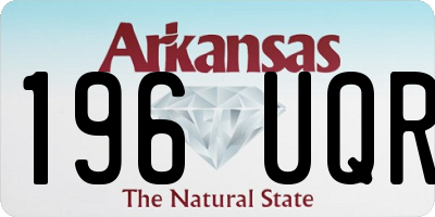 AR license plate 196UQR
