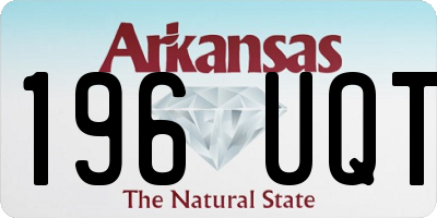 AR license plate 196UQT